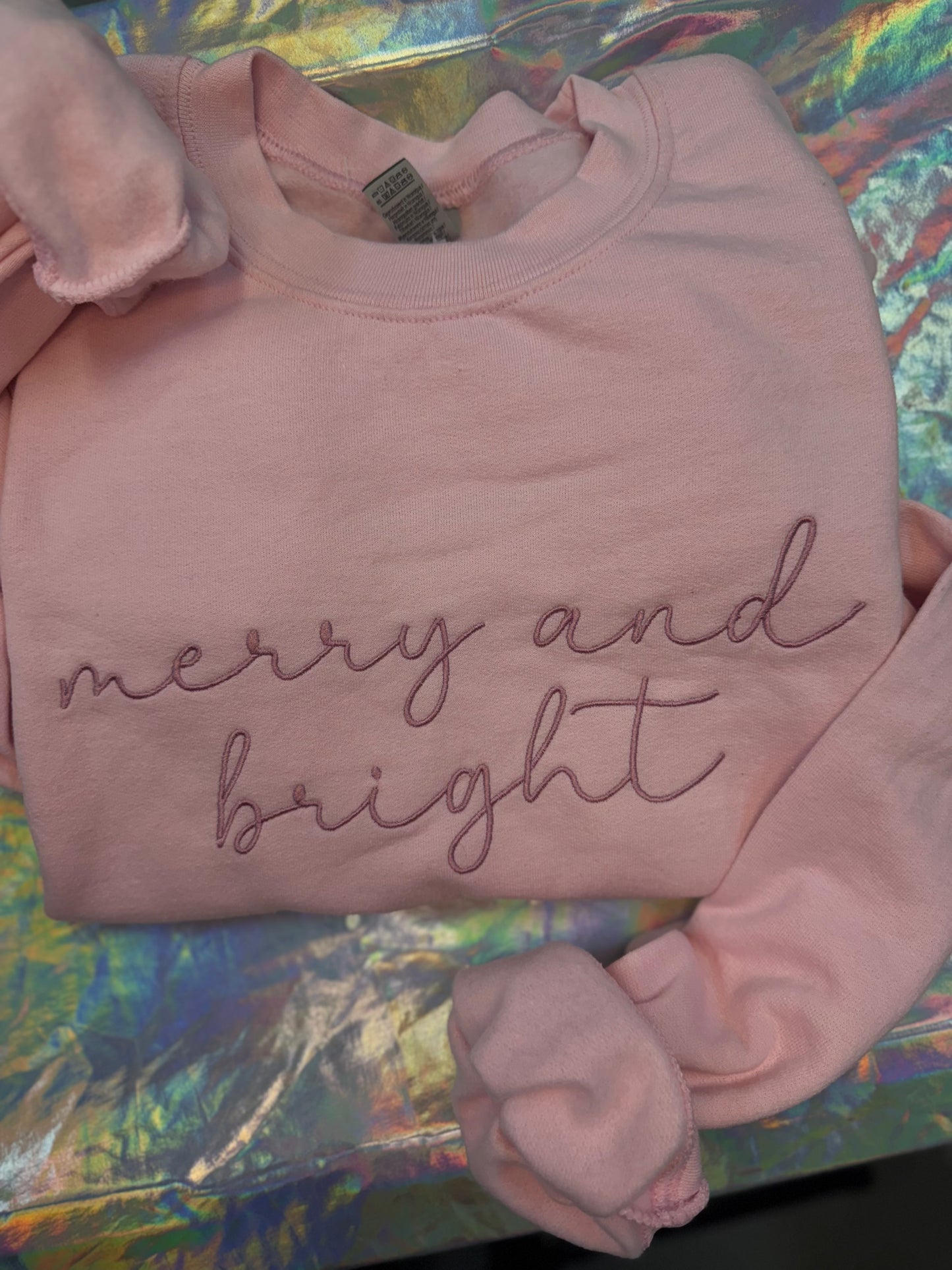 Merry and bright Crewneck