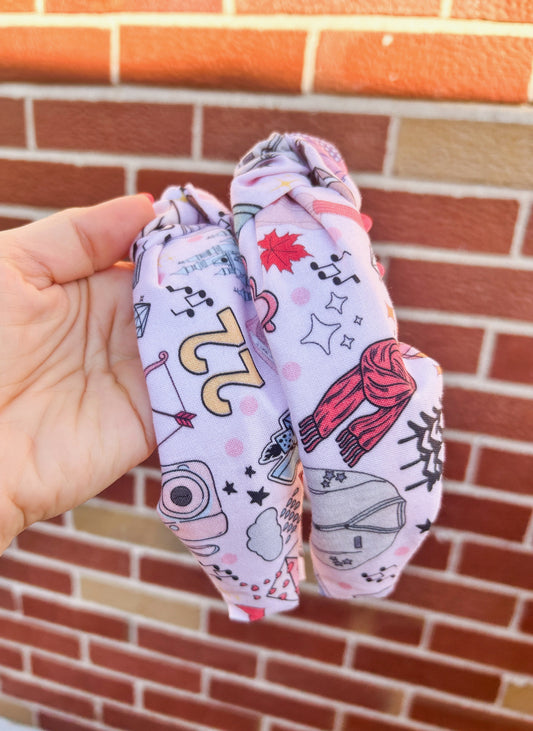 Swiftie Top Knot Fabric Headband