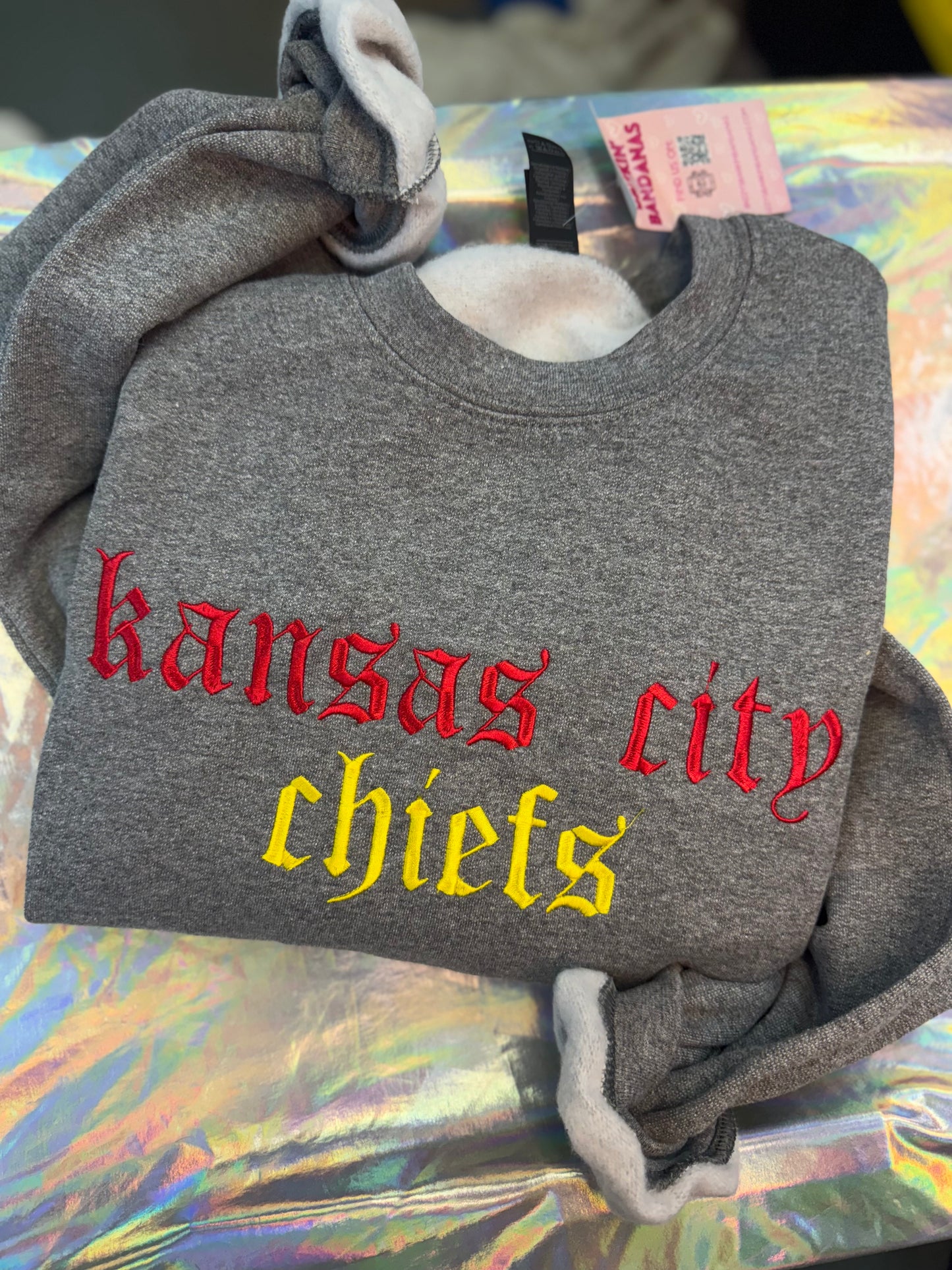 Gothic KC Football Crewneck