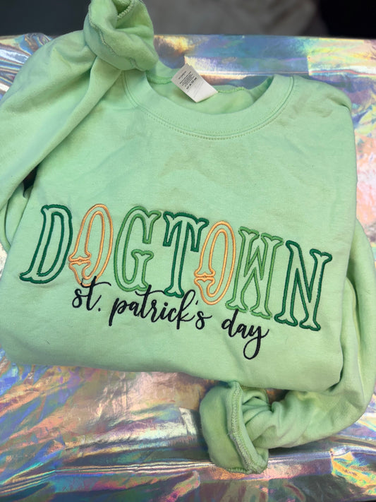 DOGTOWN St. Patricks Day Crewneck