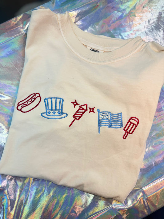 4th of July Icons Tee