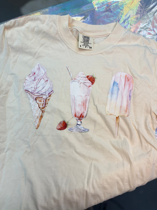 Strawberry Ice Creams Tee