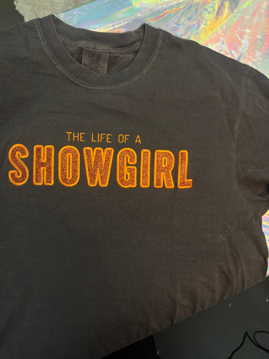 LOASG Glitter Embroidered Tee