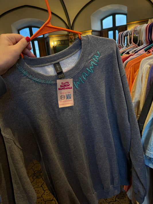 Mama Neckline Crewneck