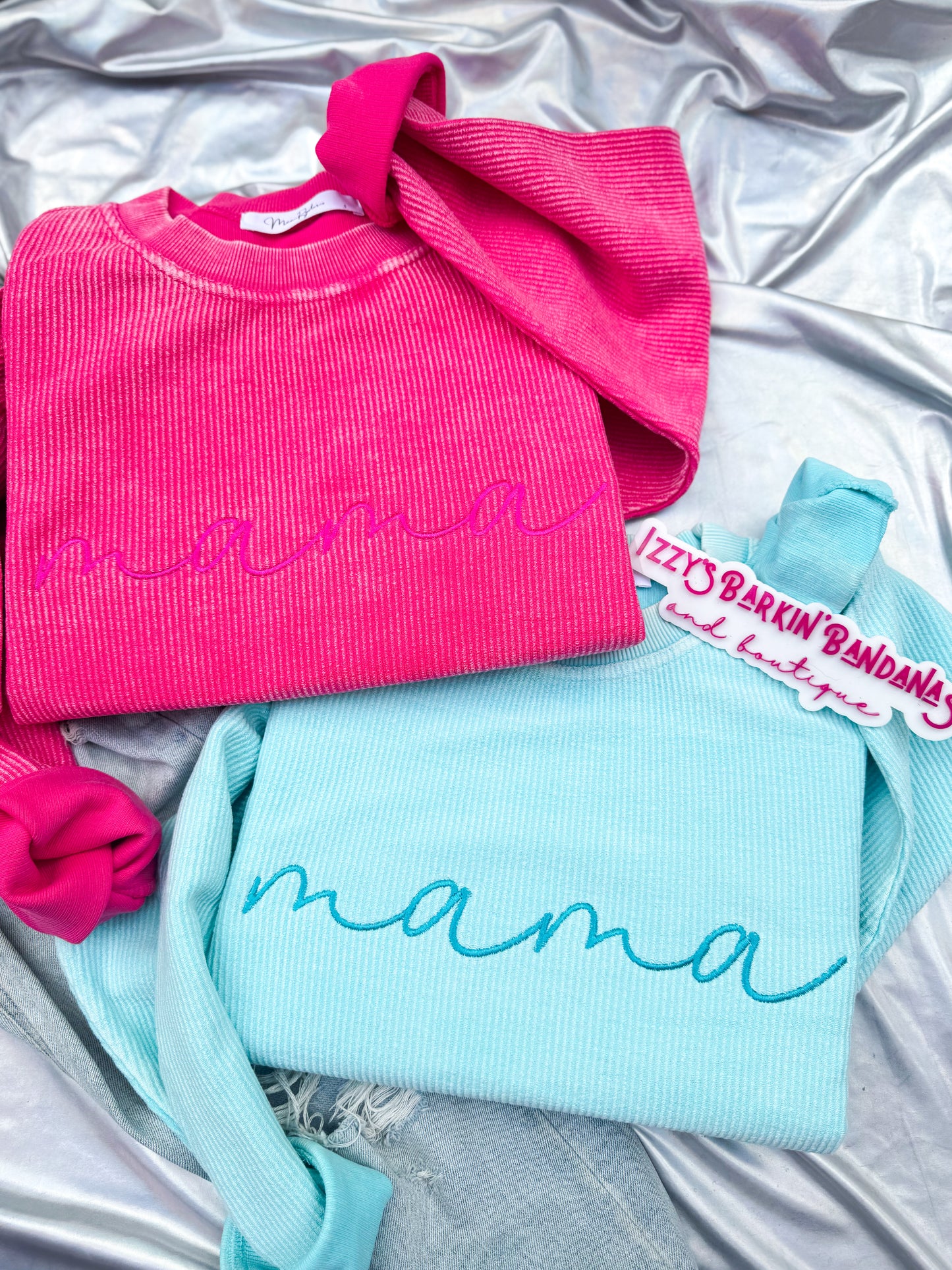 MOTHERS DAY SALE | MAMA CORDED CREWNECK | Please read Product Description!