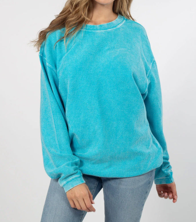 mama (customizable) Embroidered Corded Crewnecks (AVAILABLE FOR MOTHERS DAY)