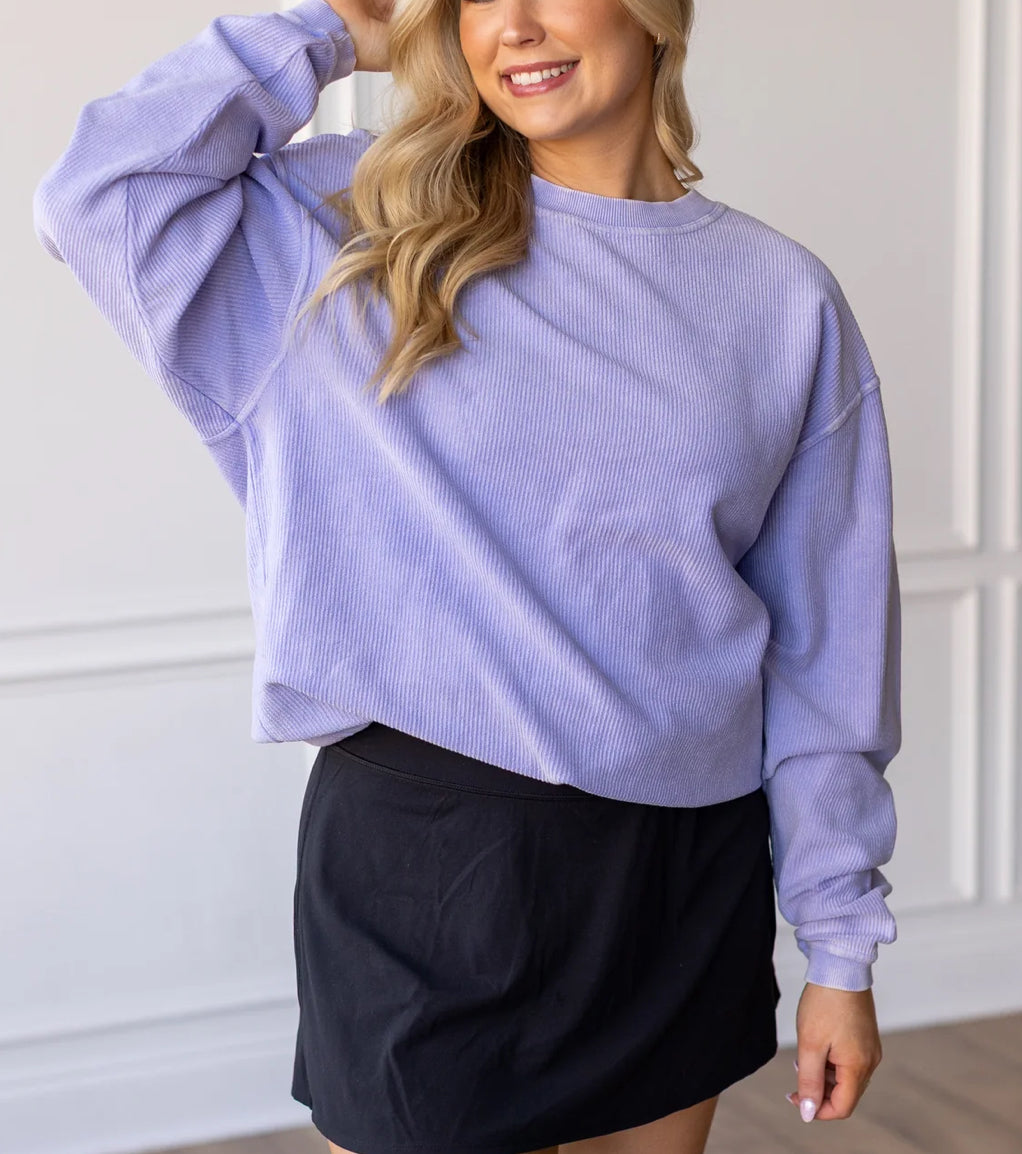 mama (customizable) Embroidered Corded Crewnecks (AVAILABLE FOR MOTHERS DAY)