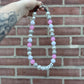 Pink Disco NYE Beaded Collar (With or W/O Name)