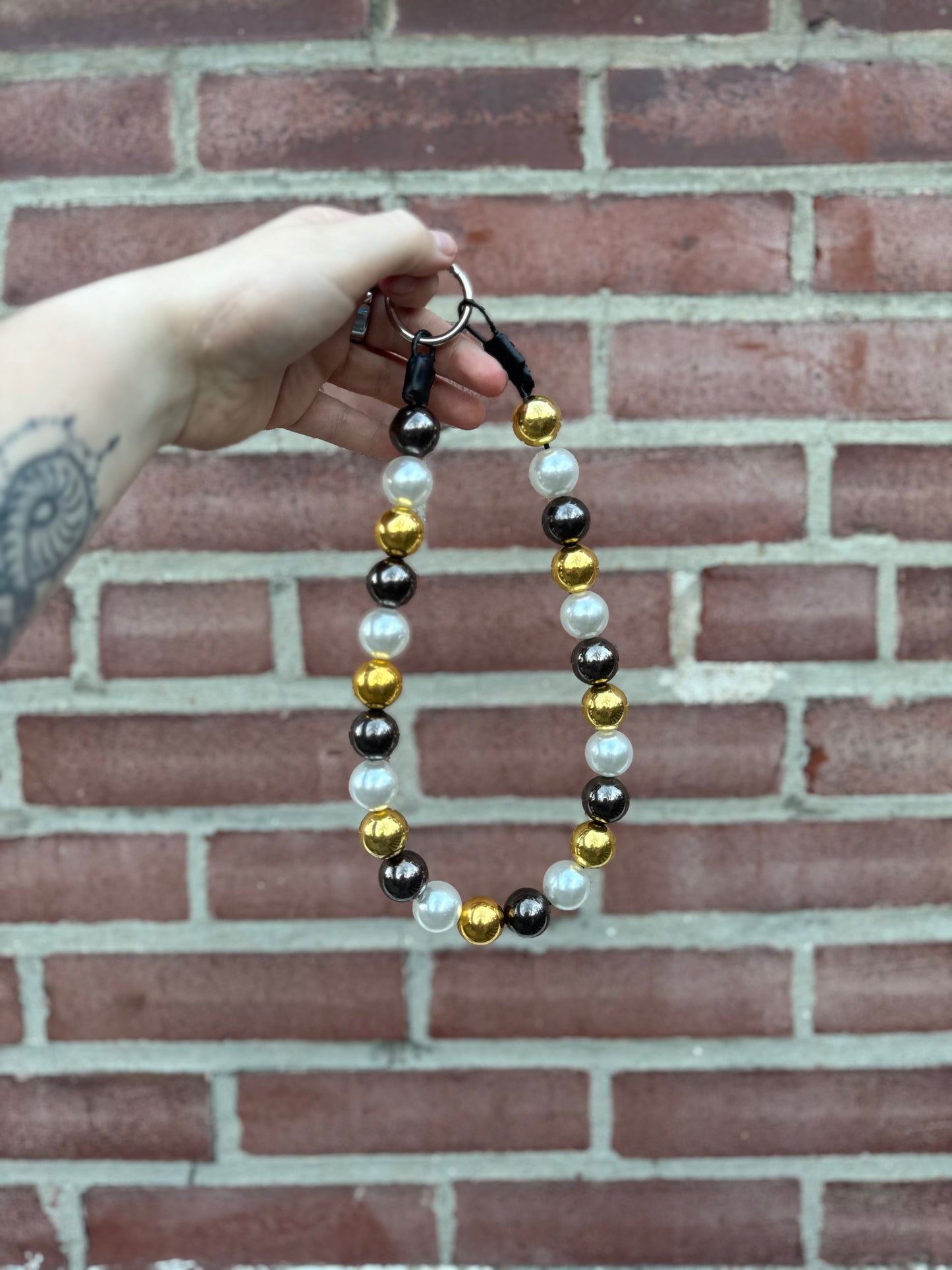 Metallic NYE Beaded Collar