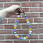 Bubblegum Mardi Gras Beaded Collar