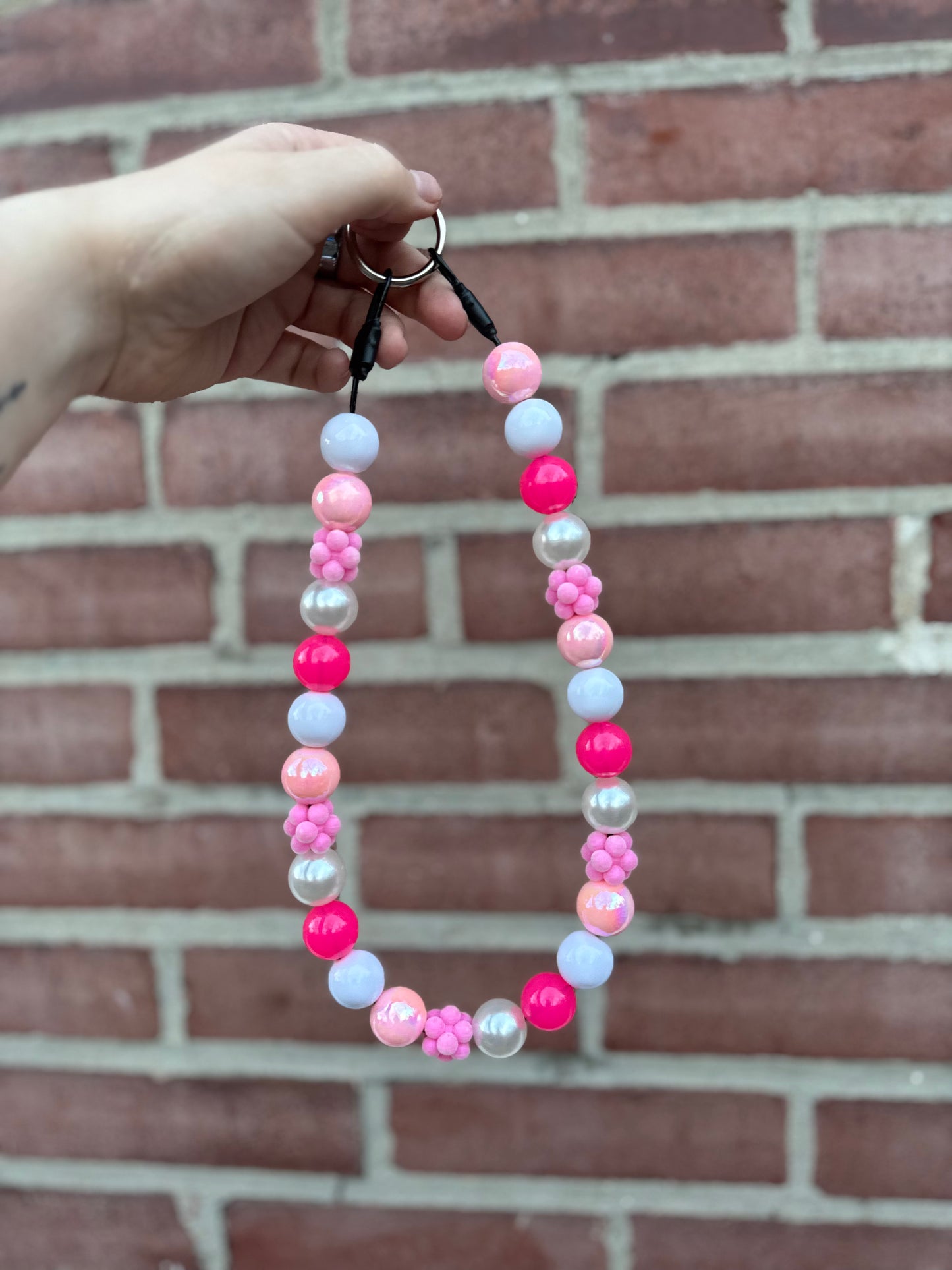 Bubble Pink NYE Beaded Collar