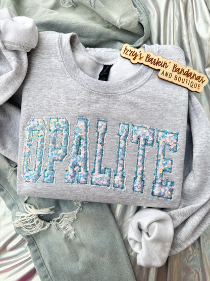 OPALITE Sequin Crewneck
