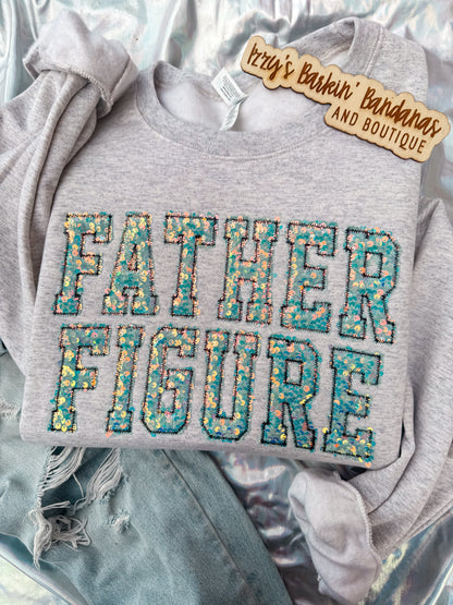 Father Figure Sequin Crewneck