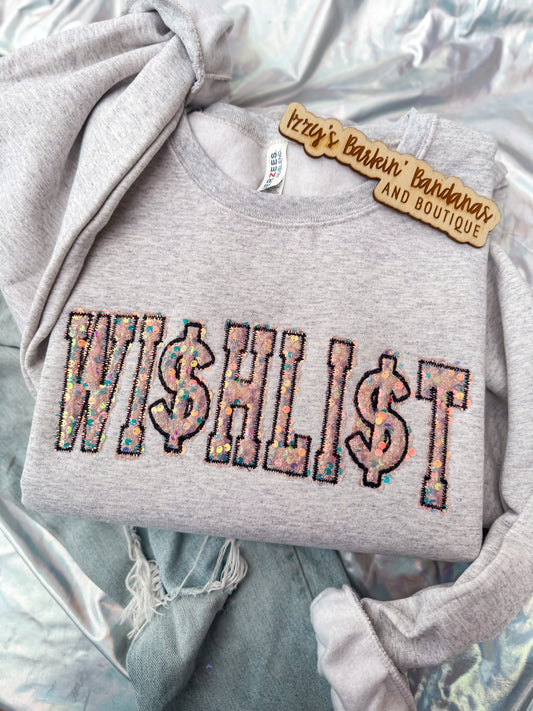 WI$HLI$T Sequin Crewneck