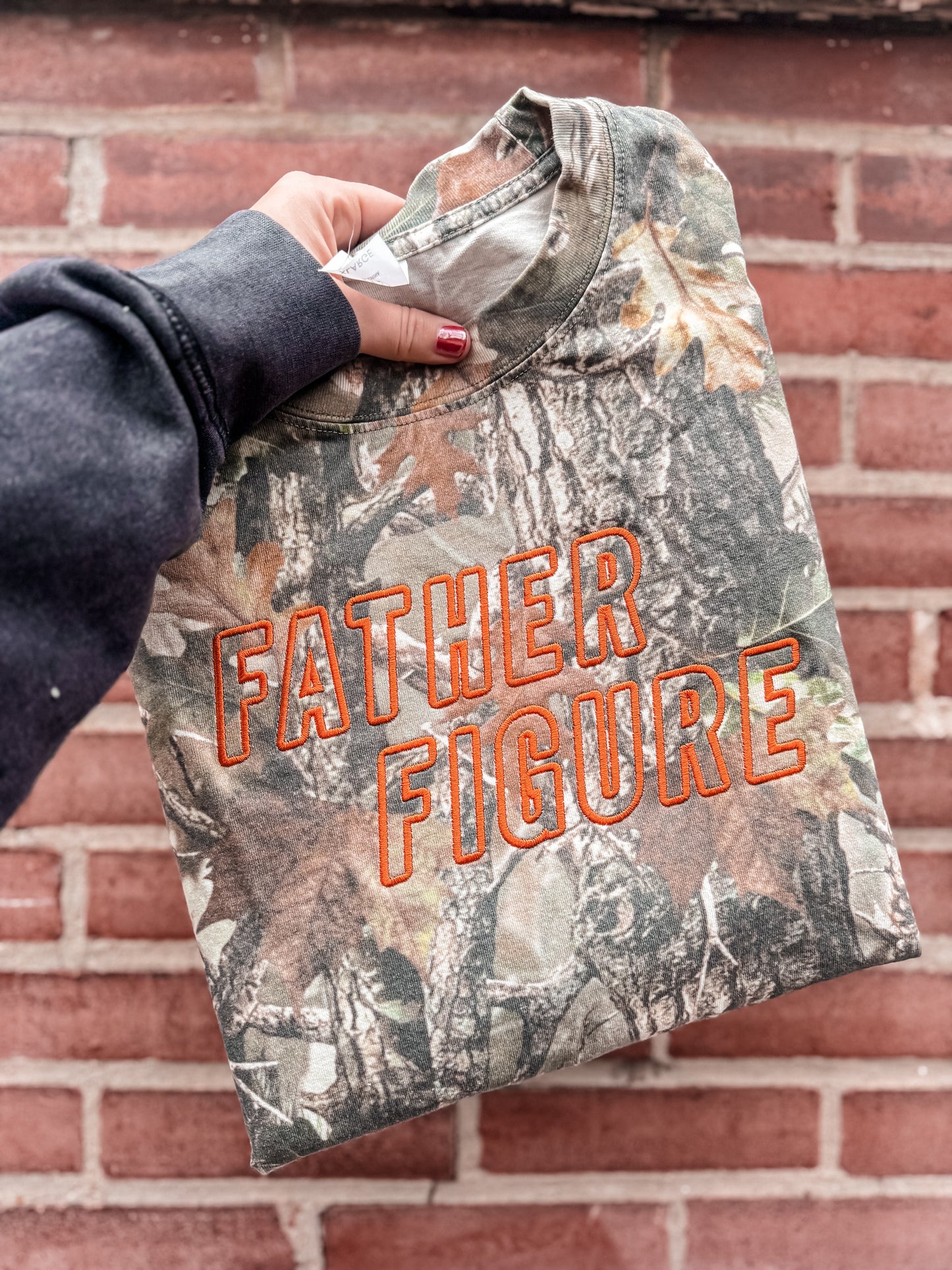 FATHER FIGURE Heavyweight Camo Tee/Crewneck