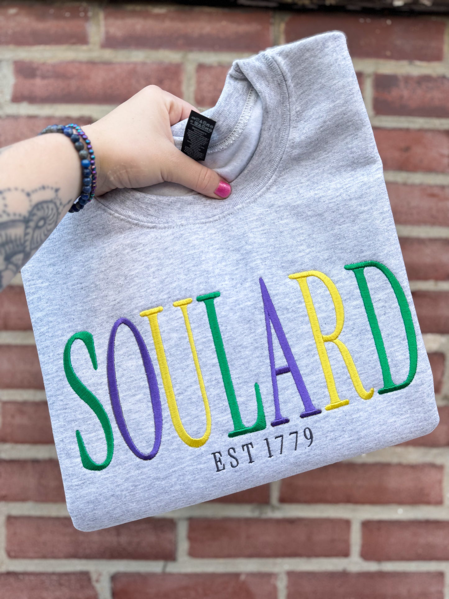 ST. LOUIS/SOULARD Large Font Crewneck