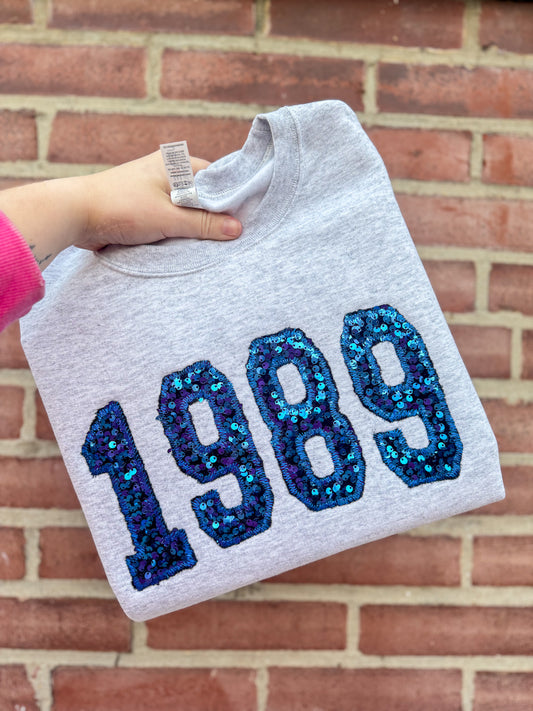 1989 Sequin Crewneck