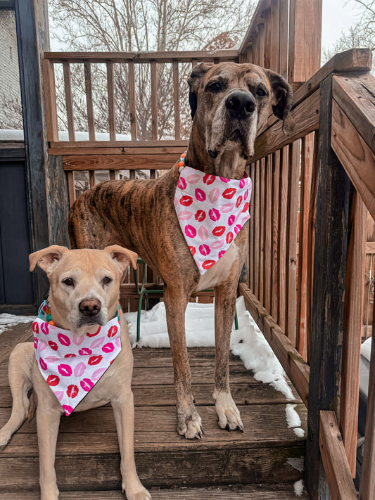 Lipstick Kisses Bandana