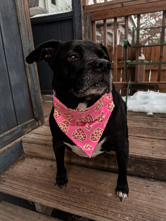 Heart Pizza Bandana