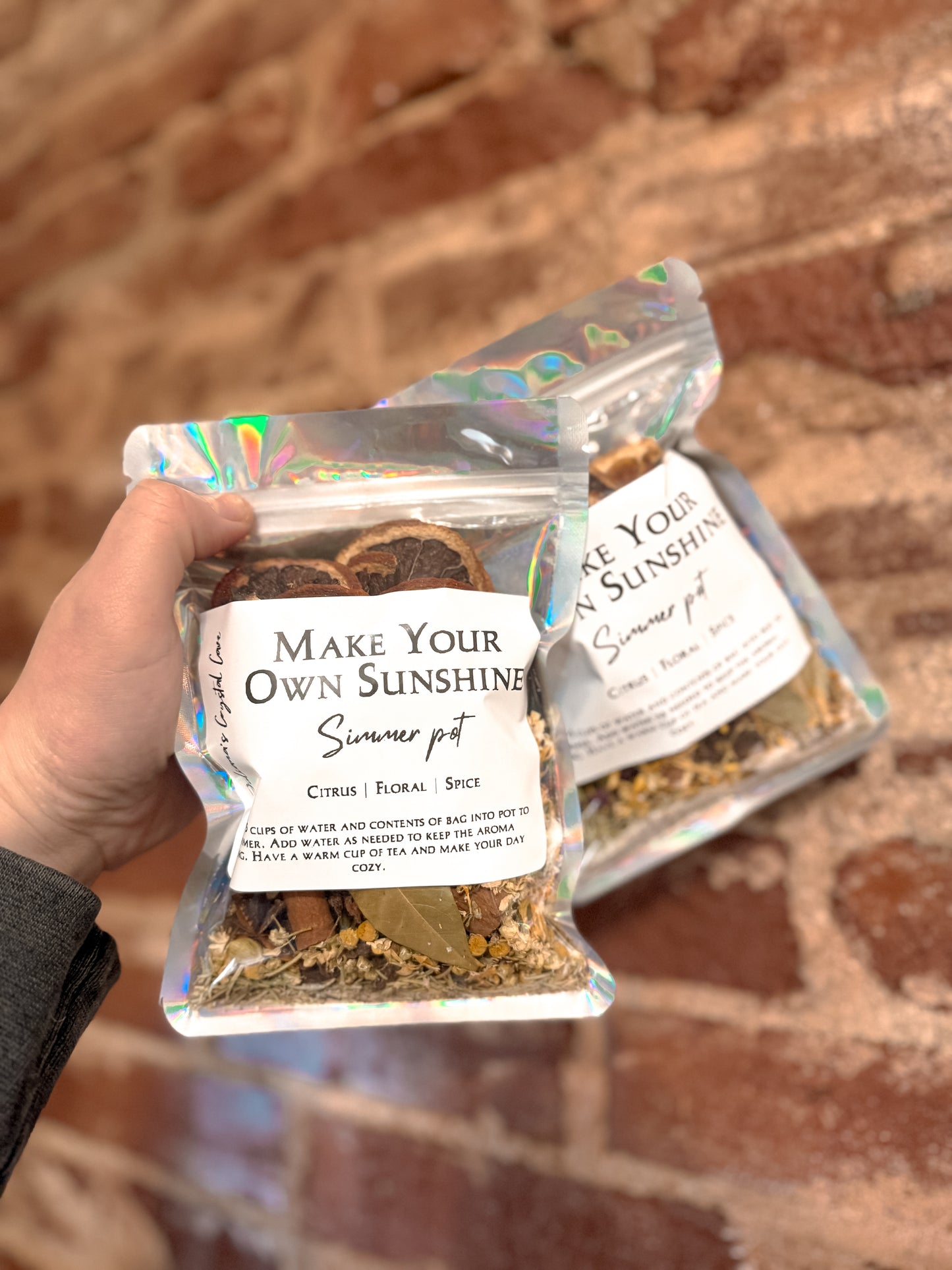 Make Your Own Sunshine Simmer Bag