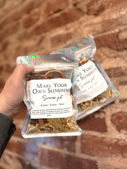 Make Your Own Sunshine Simmer Bag