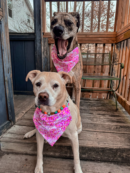 Hot Pink Disco Balls Bandana
