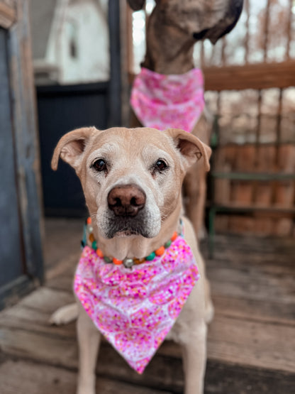 Hot Pink Disco Balls Bandana