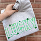LUCKY with mini shamrocks Crewneck