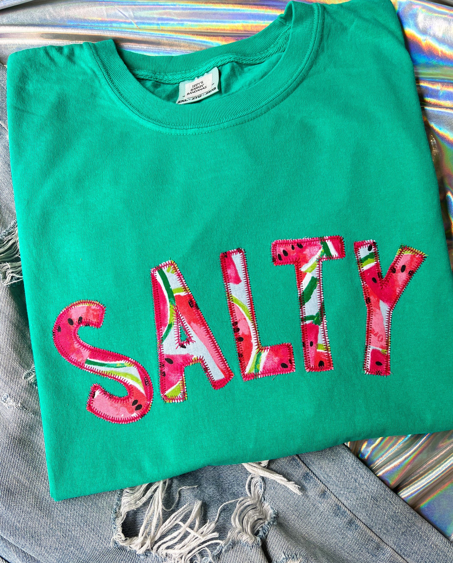 SALTY Embroidered Tee