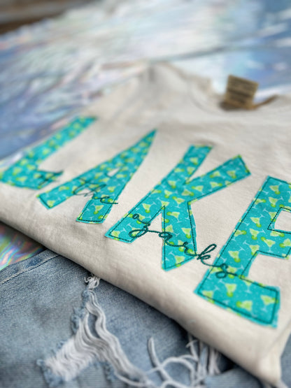 LAKE (Customizable) Embroidered Tee