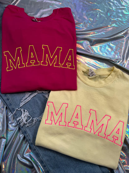 Block Letter MAMA Tshirt