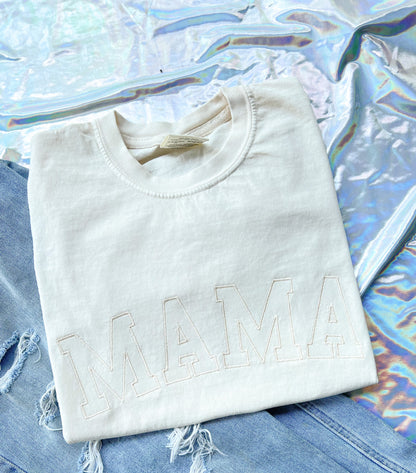 Block Letter MAMA Tshirt