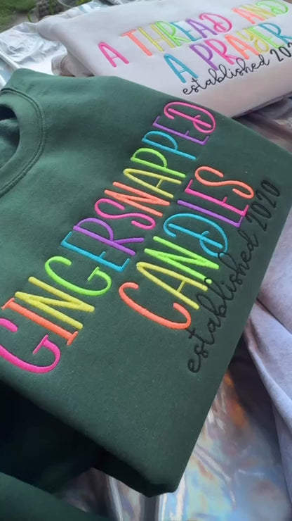 Custom Company Name Crewneck