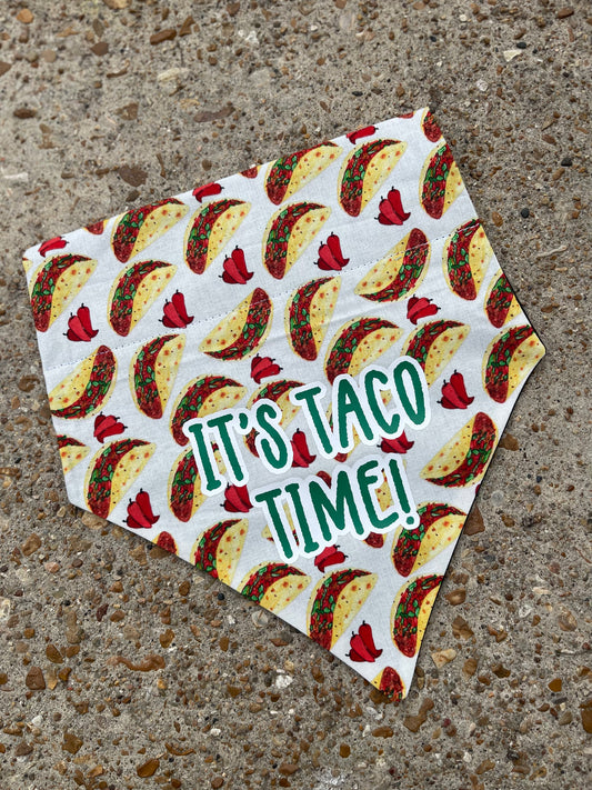 It's Taco Time Bandana