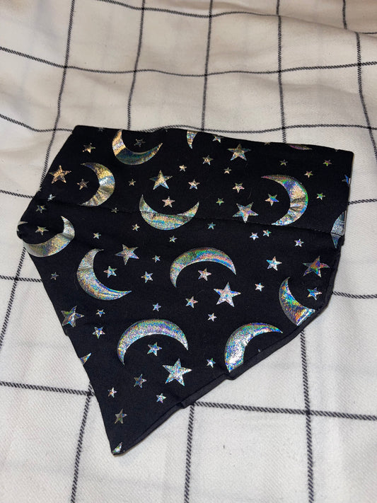 Holographic Moon and Star Bandana