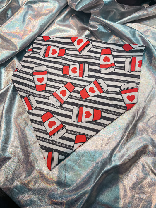 Coffee Hearts Bandana