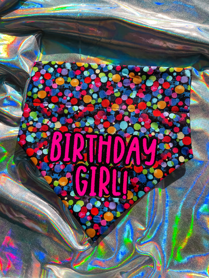 Confetti Birthday Girl! Bandana