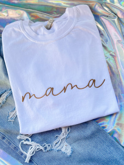 Cursive Mama Tshirt