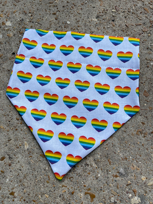 Rainbow Hearts Bandana