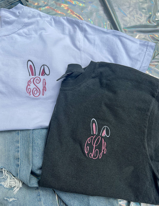 Bunny Ears Monogram Tshirt