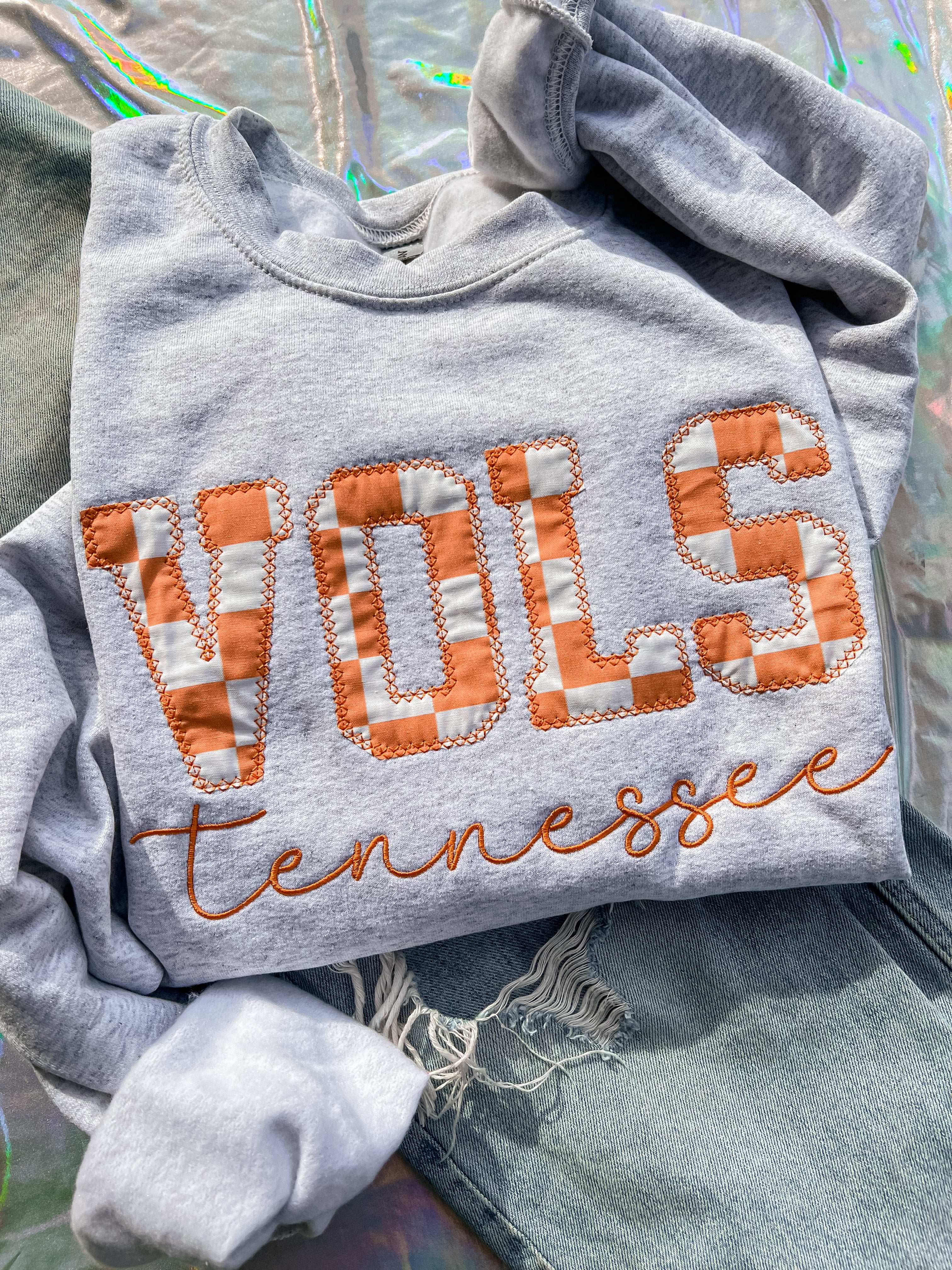 Tennessee embroidered hot sale sweatshirt