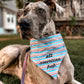 All American Pup Embroidered Bandana