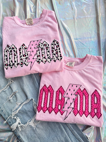MA⚡️MA Embroidered Tee