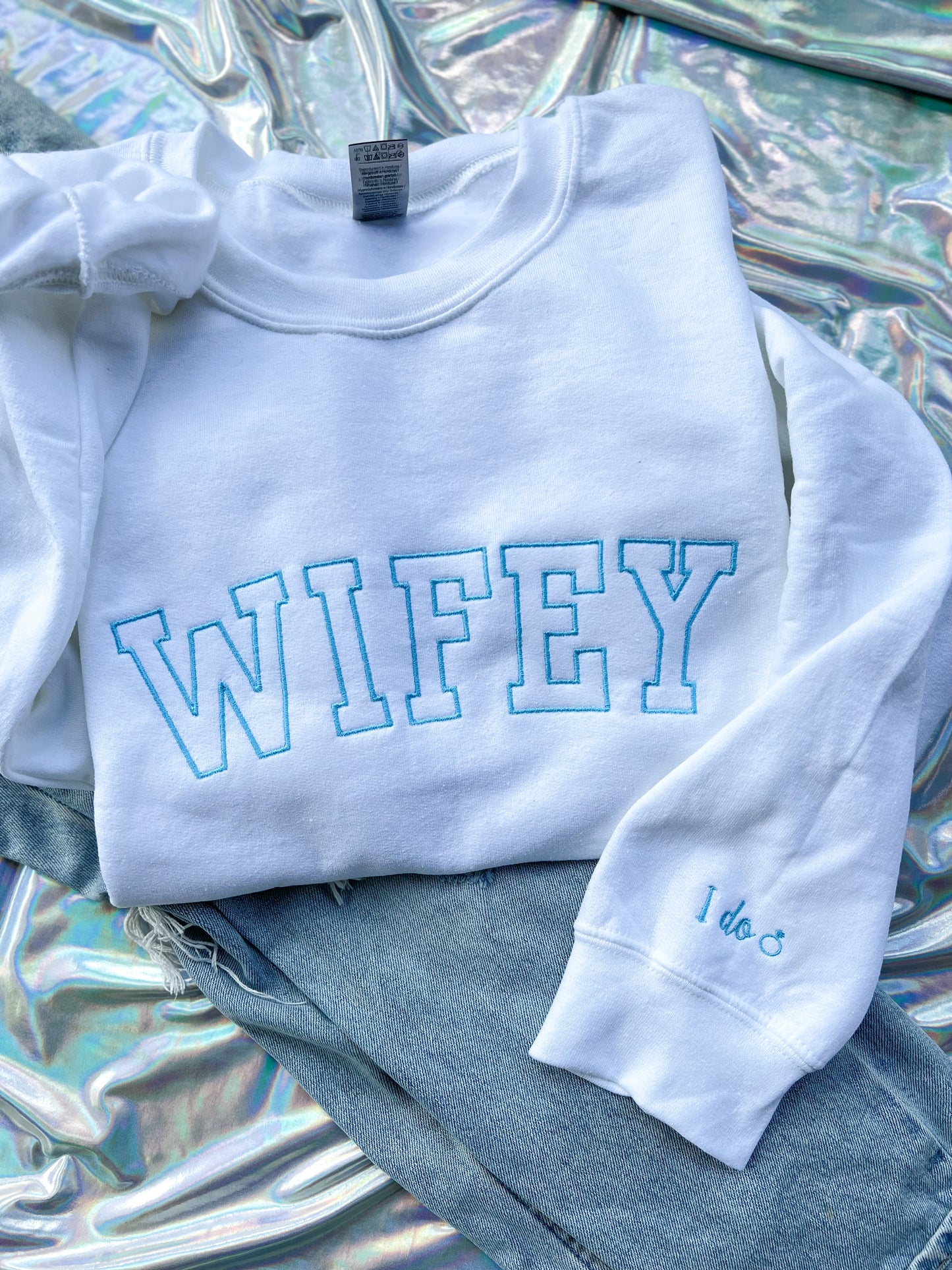 WIFEY embroidered Sweatshirt