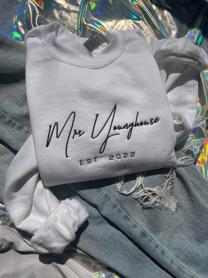 MRS Embroidered Sweatshirt